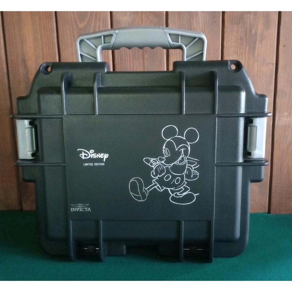INVICTA Disney 3-Slot Black Collector's Limited Edition Watch Case Only w/Insert
